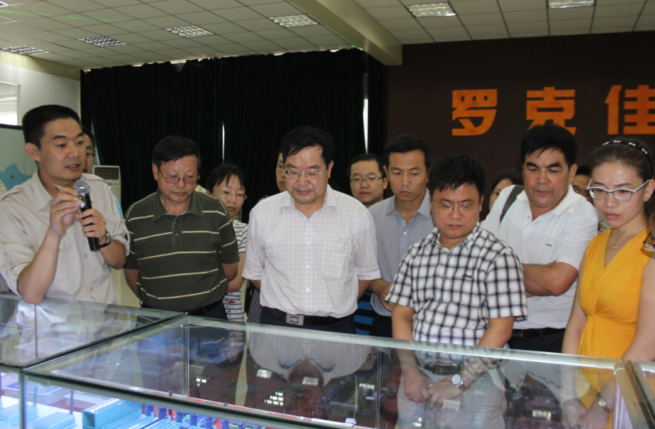 省政府发展研究中心全体赴佳华科技考察调研2