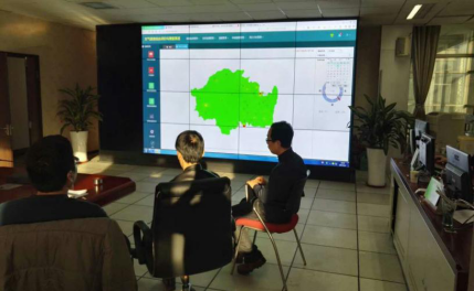 聊城市环保局副局长付卫东一行赴京考察学习网格化监测系统2